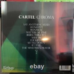 Cartel CHROMA Olive Green Clear Haze color vinyl LP record RARE OOP