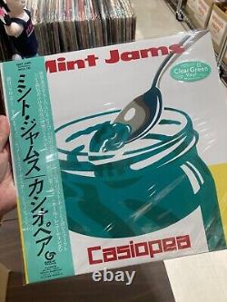 Casiopea Mint Jams Clear Green Vinyl & CASIOPEA Clear Orange Vinyl Set Preorder