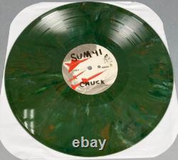 Chuck' Sum 41 Army Green LP Vinyl Record (June 2014 URP Music Dist) /500