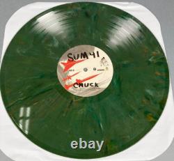 Chuck' Sum 41 Army Green LP Vinyl Record (June 2014 URP Music Dist) /500