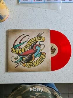 City And Colour Vinyl Rare Dallas Green And Red LP Music sometimes record