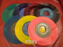 Complete Set of 1949 RCA Victor 45 rpm Records In All 7 Original Colors