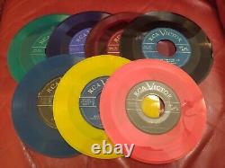 Complete Set of 1949 RCA Victor 45 rpm Records In All 7 Original Colors