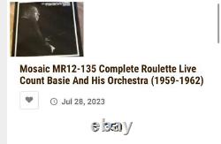 Count Basie Mosaic 12LP Box 1959-1962 COMPLETE Roulette Live Recordings RARE EX