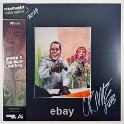 Crimeapple Viridi Panem Signed x 2 Green Haze Vinyl OBI Record LP Manteca Rare