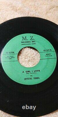 Crystal tones original pressing Record from 1959 and also a repress in near mint