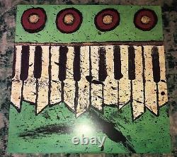 Cursive The Ugly Organ SIGNED BY BAND RARE 2003 Green Vinyl Insert Saddle Creek