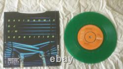 DAVID BOWIE DJ 1st UK PRESS RARE GREEN VINYL 1979 LTD EDITION SUPERB CONDITION