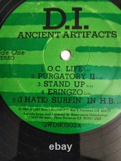 D. I. Ancient Artifacts Vinyl LP 1985 Greenworld Records GWD90502 first press