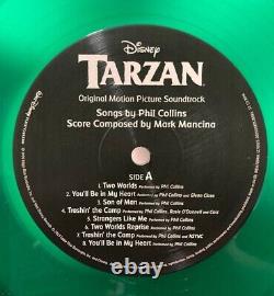 Disney's Tarzan Lp Extremely Rare Limited Edition Green Vinyl New