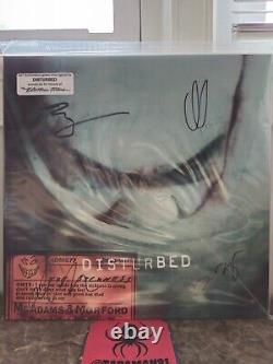 Disturbed The Sickness 25th Anniv Vinyl LP AUTOGRAPHED SIGNED COVER by 4 MEMBERS