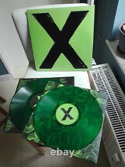 ED SHEERAN limited green translucent Vinyl 2LP X (2014)
