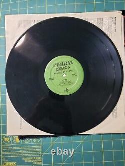 EXODUS Bonded By Blood LP vinyl Combat Records MX 8019 green labels Torrid