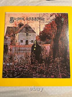 EX Vinyl Record LP Black Sabbath Self Titled 1970 WS 1871 Original Green Lab 1st
