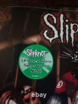 Early Press SLIPKNOT Self Titled SLIME GREEN COLORED VINYL Original