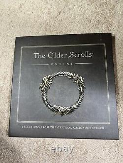 Elder Scrolls Online Vinyl Record Soundtrack 4 LP Box Set Green Bethesda USED