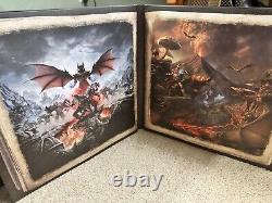 Elder Scrolls Online Vinyl Record Soundtrack 4 LP Box Set Green Bethesda USED