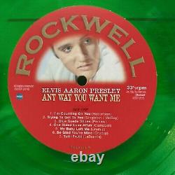 Elvis Presley Any Way You Want Me 12 Ltd Ed Green Vinyl Record RWLP003
