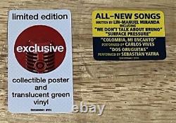 Encanto Cast Signed X2 Autographed Green Vinyl Record Target Exclusive 12