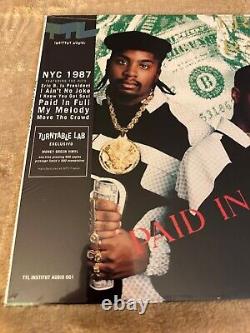 Eric B and Rakim Paid In Full Turntable Lab Money Green Vinyl New Sealed