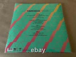 Evangelion Finally Translucent Neon Green Colored Purple Colored Vinyl 2XLP
