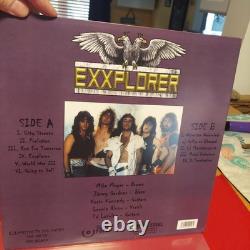 Exxplorer Symphonies Of Steel(rare Green Vinyl Lp) Signed Purple Cover