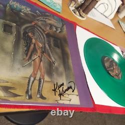 Exxplorer Symphonies Of Steel(rare Green Vinyl Lp) Signed Purple Cover