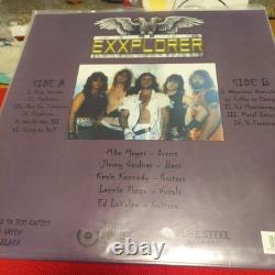Exxplorer Symphonies Of Steel(rare Green Vinyl Lp) Signed Purple Cover