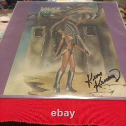 Exxplorer Symphonies Of Steel(rare Green Vinyl Lp) Signed Purple Cover