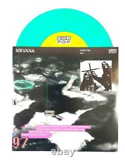 FLUID NIRVANA 7 Candy Live/Molly's Lips Green Vinyl Sub Pop Singles Club RARE