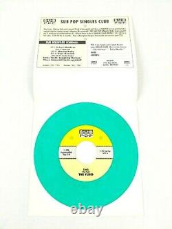 FLUID NIRVANA 7 Candy Live/Molly's Lips Green Vinyl Sub Pop Singles Club RARE