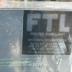 FTL Faster Than Light 2LP iam8bit Original 2016 Pressing Black Red Green Splattr