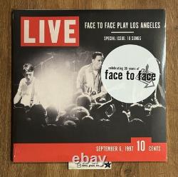 Face To Face Live vinyl record Jade Green color /500 Sold Out mint Sealed New