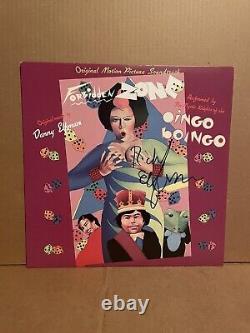 Forbidden Zone Soundtrack LP Vinyl Oingo Boingo LIME GREEN Richard Elfman Signed