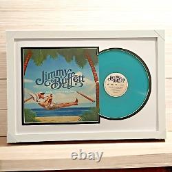 Framed Jimmy Buffett Equal Strain On All Parts -Seagreen Vinyl