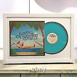 Framed Jimmy Buffett Equal Strain On All Parts -Seagreen Vinyl