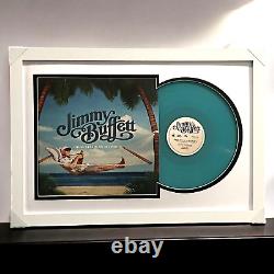 Framed Jimmy Buffett Equal Strain On All Parts -Seagreen Vinyl