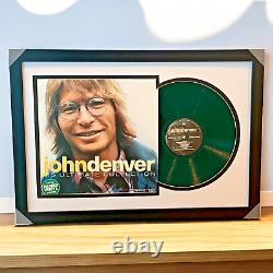 Framed John Denver His Ultimate Collection Green Vinyl