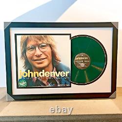 Framed John Denver His Ultimate Collection Green Vinyl