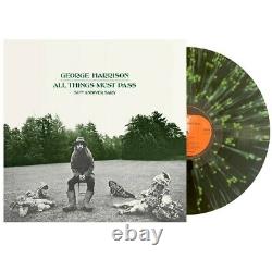 GEORGE HARRISON ALL THINGS MUST PASS 50TH BOXSET GREEN SPLATTER 3x VINYL LP NEW
