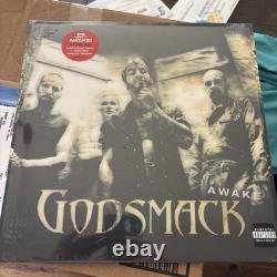 GODSMACK Awake VG++ 2LP SMOKY GREEN VINYL WithHYPE STICKER AND LITHO