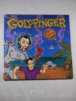 GOLDFINGER S/T Self Titled BLUE PINK VINYL LP non hang ups nofx rancid green day