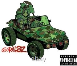 GORILLAZ Gorillaz Camouflage Green, Brown & Black Vinyl LP Limited Presale