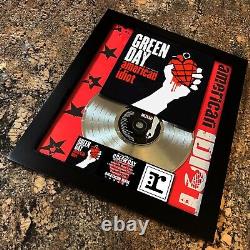 GREEN DAY (AMERICAN IDIOT) Platinum Music Award Vinyl Lp Cd Record Album