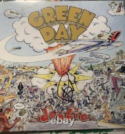 GREEN DAY Billie Joe MIKE signed autographed DOOKIE VINYL RECORD LP