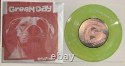 GREEN DAY Slappy E. P. 7 Lime Green Yellow White Marble Vinyl 1st Press-The Boo