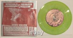 GREEN DAY Slappy E. P. 7 Lime Green Yellow White Marble Vinyl 1st Press-The Boo