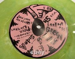 GREEN DAY Slappy E. P. 7 Lime Green Yellow White Marble Vinyl 1st Press-The Boo