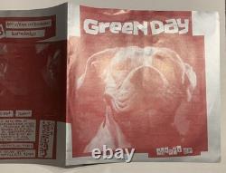 GREEN DAY Slappy E. P. 7 Lime Green Yellow White Marble Vinyl 1st Press-The Boo