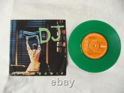 GREEN VINYL LIMITED EDITION DAVID BOWIE D. J. 1st UK PRESS 1979 RCA, NEAR MINT DJ